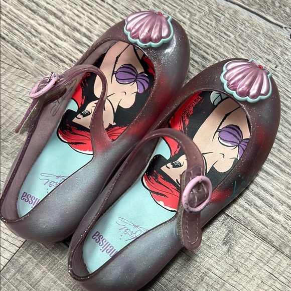 Mini Melissa Girls' Pink Ariel Shoes - Picture 5 of 5